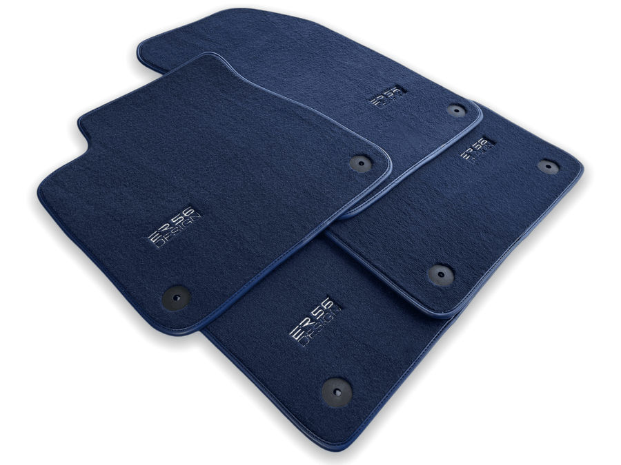 Dark Blue Floor Mats for Audi A2 2000-2005 8Z | ER56 Design - AutoWin