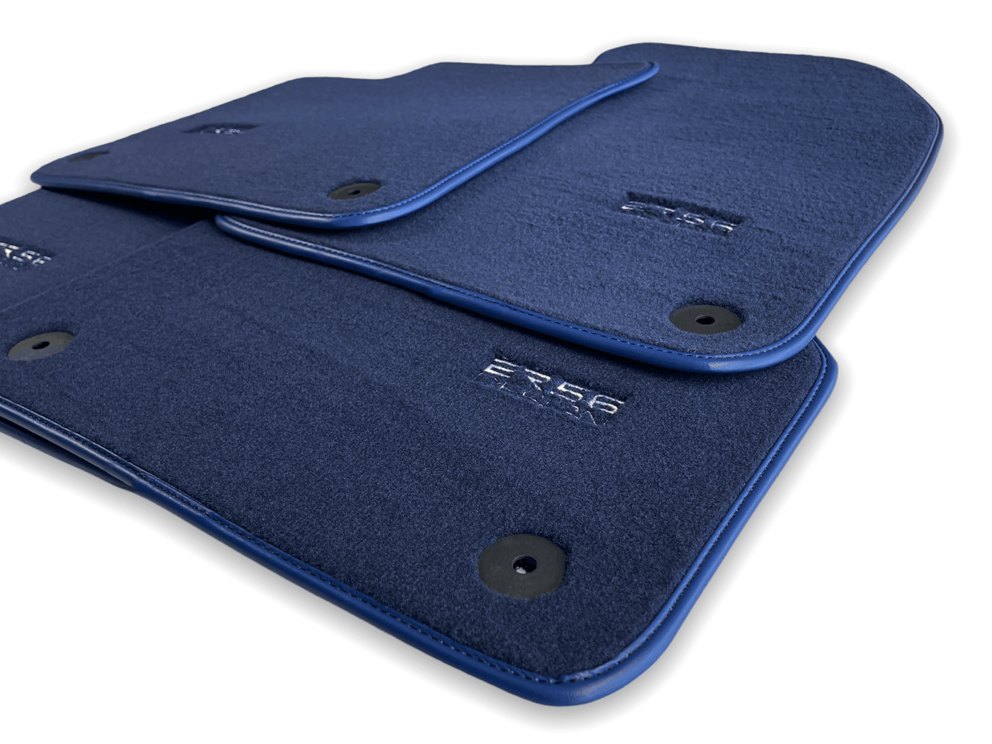 Dark Blue Floor Mats for Audi A4 - B9 Avant (2018-2019) | ER56 Design - AutoWin