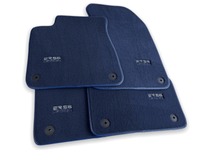 Dark Blue Floor Mats for Audi A4 - B9 Sedan (2019-2023) | ER56 Design - AutoWin