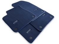 Dark Blue Floor Mats for Audi A6 - C6 Avant (2004-2008) | ER56 Design - AutoWin