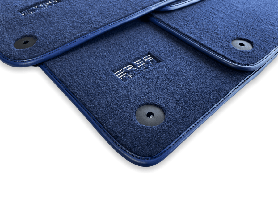 Dark Blue Floor Mats for Audi A6 - C7 Allroad Quattro (2012-2019) | ER56 Design - AutoWin