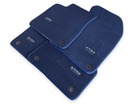 Dark Blue Floor Mats for Audi A6 - C7 Avant (2011-2018) | ER56 Design - AutoWin