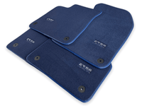 Dark Blue Floor Mats for Audi A6 - C7 Sedan (2011-2018) | ER56 Design - AutoWin