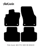 Dark Blue Floor Mats for Audi Q3 F3 (2018-2024) | ER56 Design - AutoWin