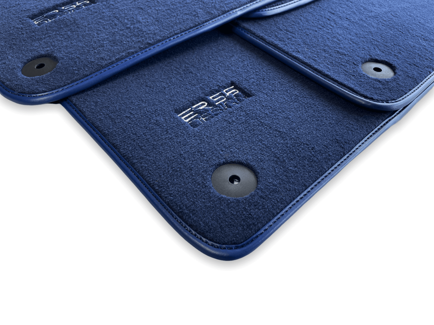 Dark Blue Floor Mats for Audi Q8 e-tron (2023-2025) | ER56 Design - AutoWin