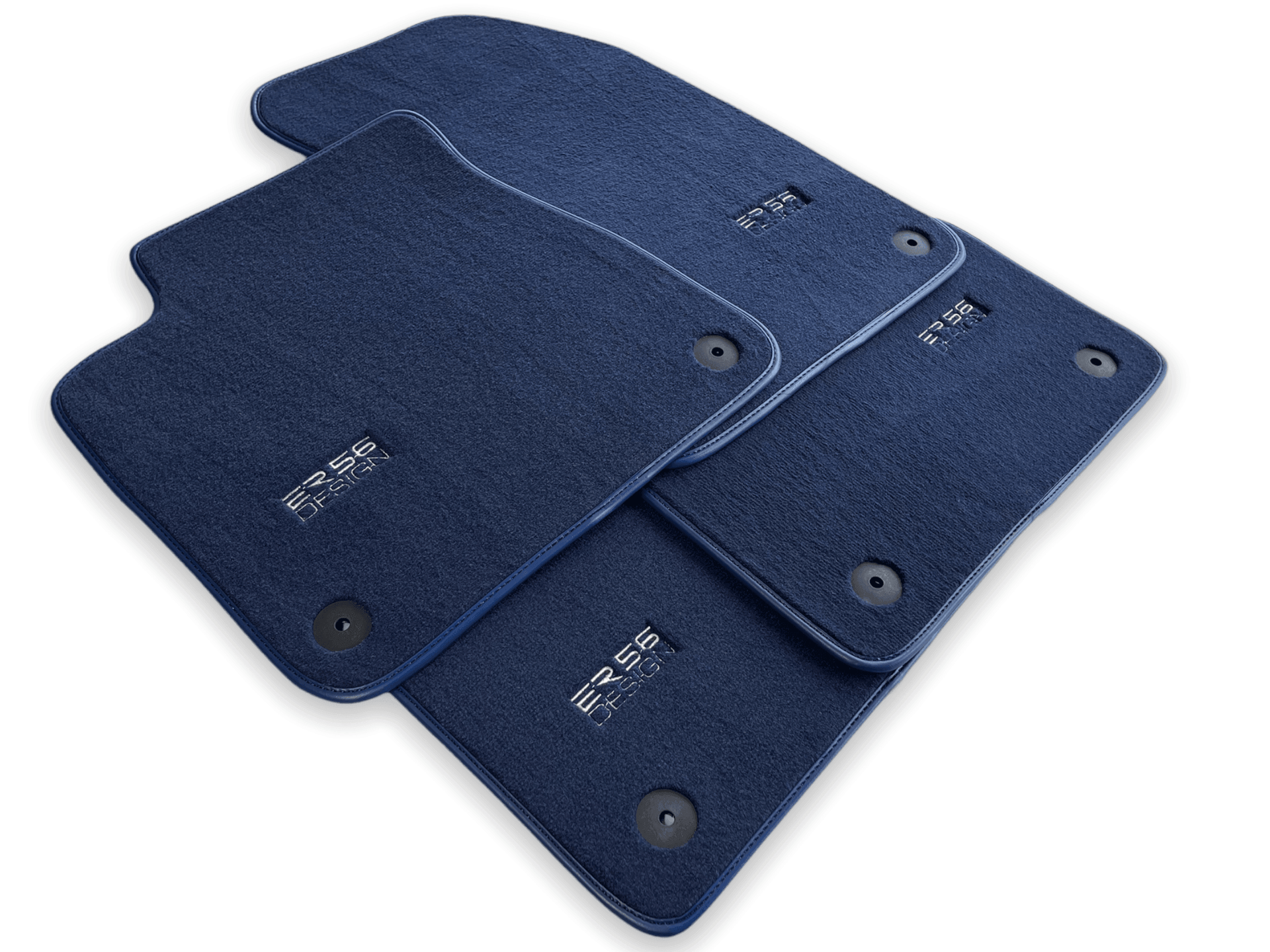 Dark Blue Floor Mats for Audi Q8 e-tron Sportback (2023-2025) | ER56 Design - AutoWin