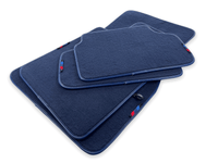 Dark Blue Floor Mats For BMW M2 Series F87 With M Package - AutoWin