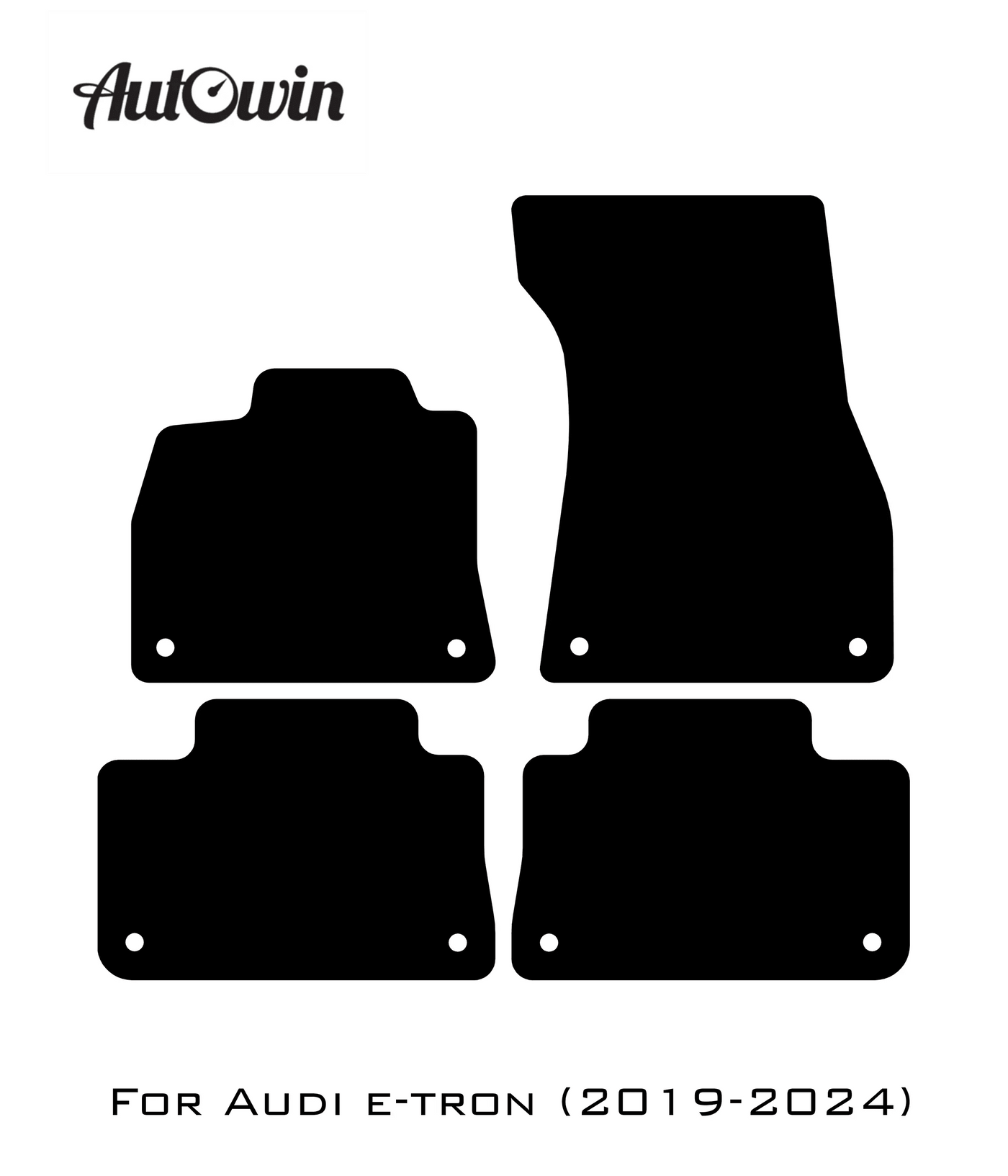 Dark Blue Floor Mats for e-tron (2019-2024) | ER56 Design - AutoWin