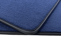 Dark Blue Floor Mats for Lamborghini Diablo 1990-2001 With Alcantara Leather - AutoWin