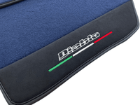 Dark Blue Floor Mats for Lamborghini Diablo 1990-2001 With Alcantara Leather - AutoWin