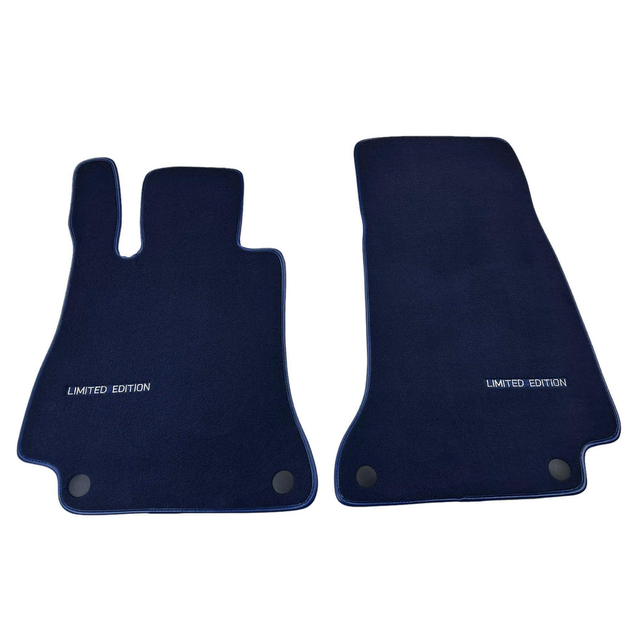 Dark Blue Floor Mats For Mercedes Benz CLA-Class C117 Coupe (2013-2019) | Limited Edition - AutoWin