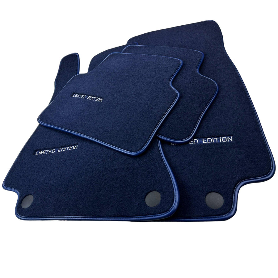 Dark Blue Floor Mats For Mercedes Benz EQE-Class V295 (2022-2023) | Limited Edition - AutoWin