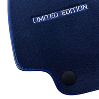 Dark Blue Floor Mats For Mercedes Benz S-Class W126 (1979-1991) | Limited Edition - AutoWin