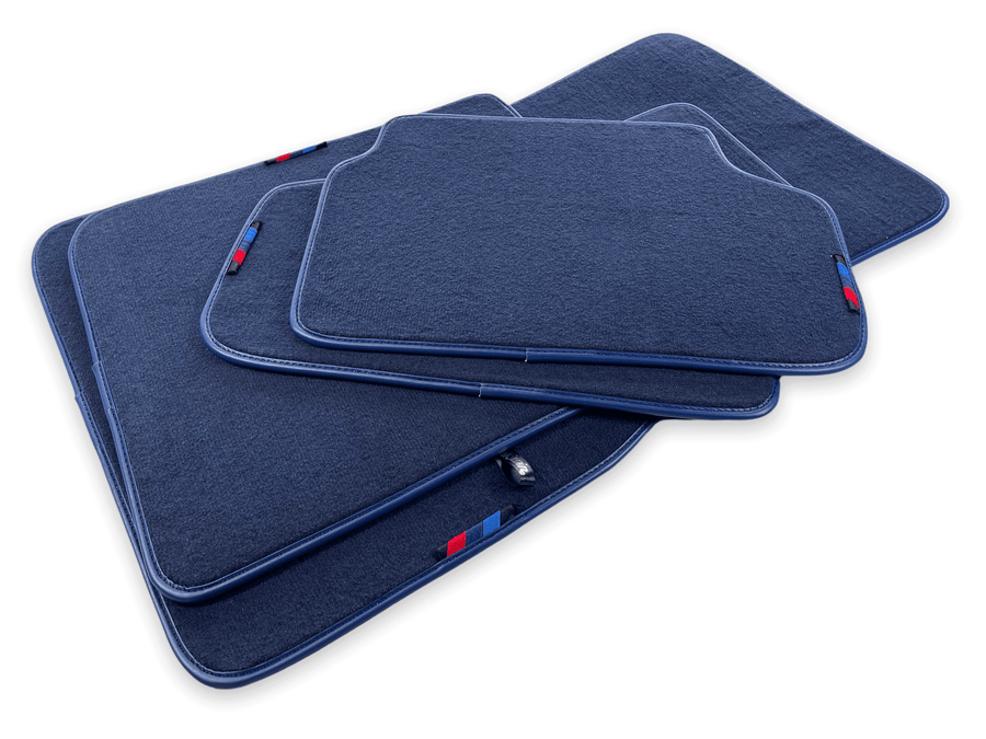 Dark Blue Mats For BMW 1 Series E88 Convertible With M Package - AutoWin