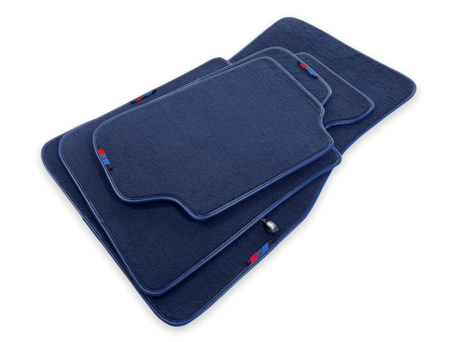 Dark Blue Mats For BMW 1 Series F21 3-door Hatchback With M Package - AutoWin