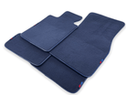 Dark Blue Mats For BMW 5 Series F11 5-doors Wagon With M Package - AutoWin