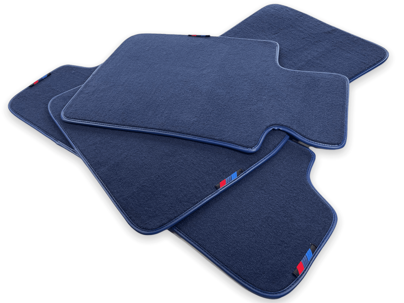 Dark Blue Mats For BMW 7 Series E38 Long With M Package - AutoWin