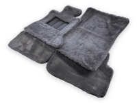 Dark Gray Sheepskin Floor Mats For Rolls Royce Shadow 1965-1977 Er56 Design Brand - AutoWin