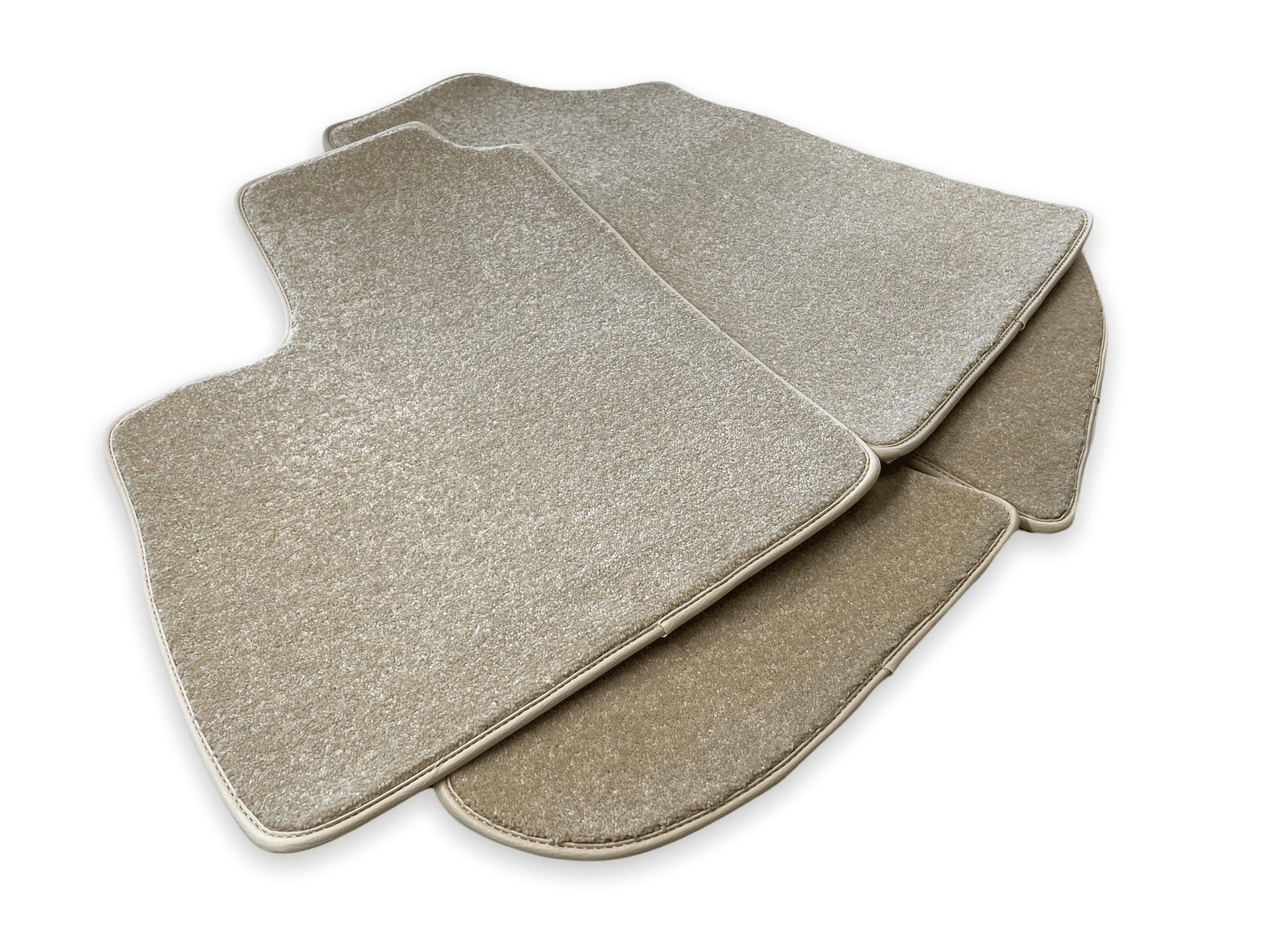 Floor Mats For Bentley Continental GT Beige Luxury Quality 2003–2011 - AutoWin
