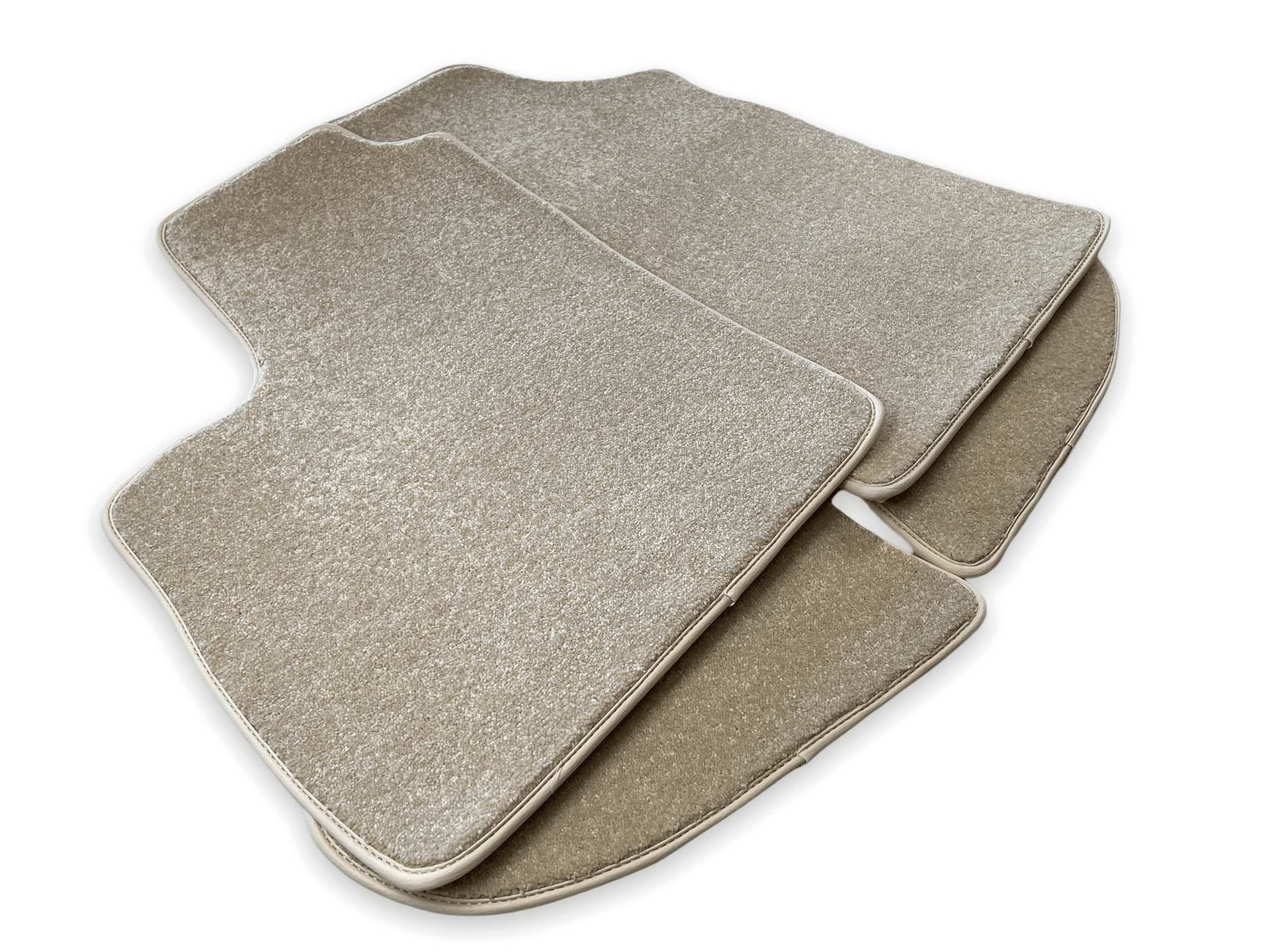 Floor Mats For Bentley Continental GT Beige Luxury Quality 2003–2011 - AutoWin