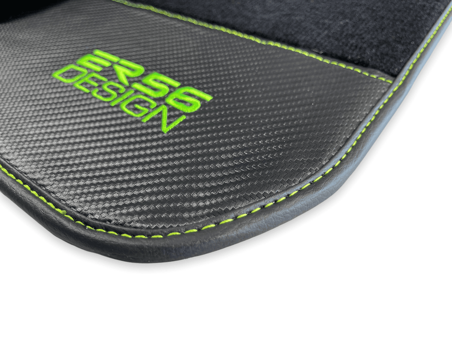 Floor Mats For BMW 3 Series E93 Lci Carbon Leather Er56 Design - AutoWin