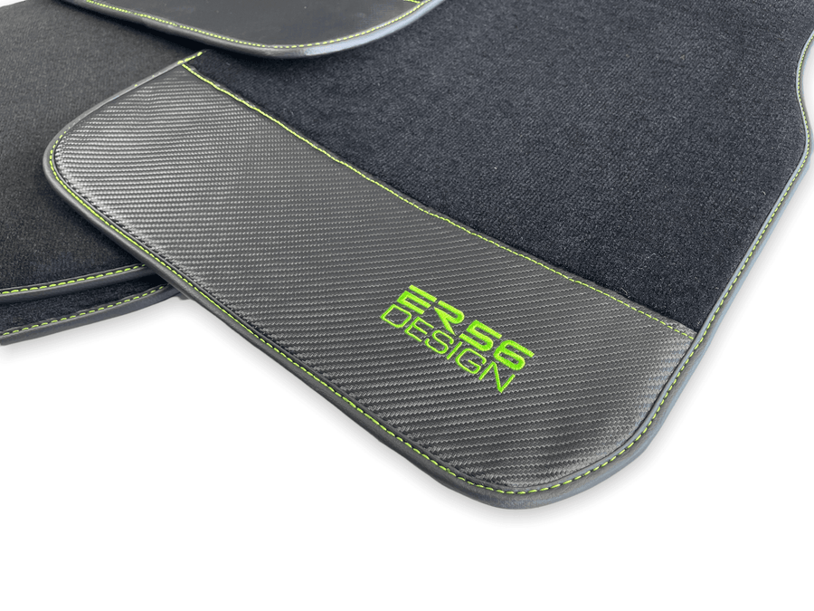 Floor Mats For BMW 3 Series G20 Carbon Leather Er56 Design - AutoWin