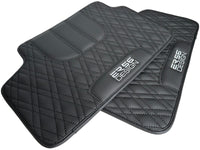 Floor Mats For BMW 5 Series E60 Black Leather Er56 Design - AutoWin