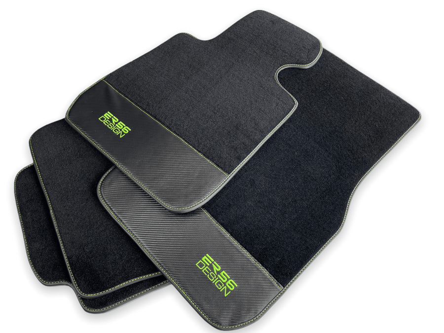 Floor Mats For BMW 5 Series E60 Carbon Leather Er56 Design - AutoWin