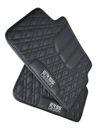 Floor Mats For BMW 6 Series E24 Coupe Black Leather Er56 Design - AutoWin