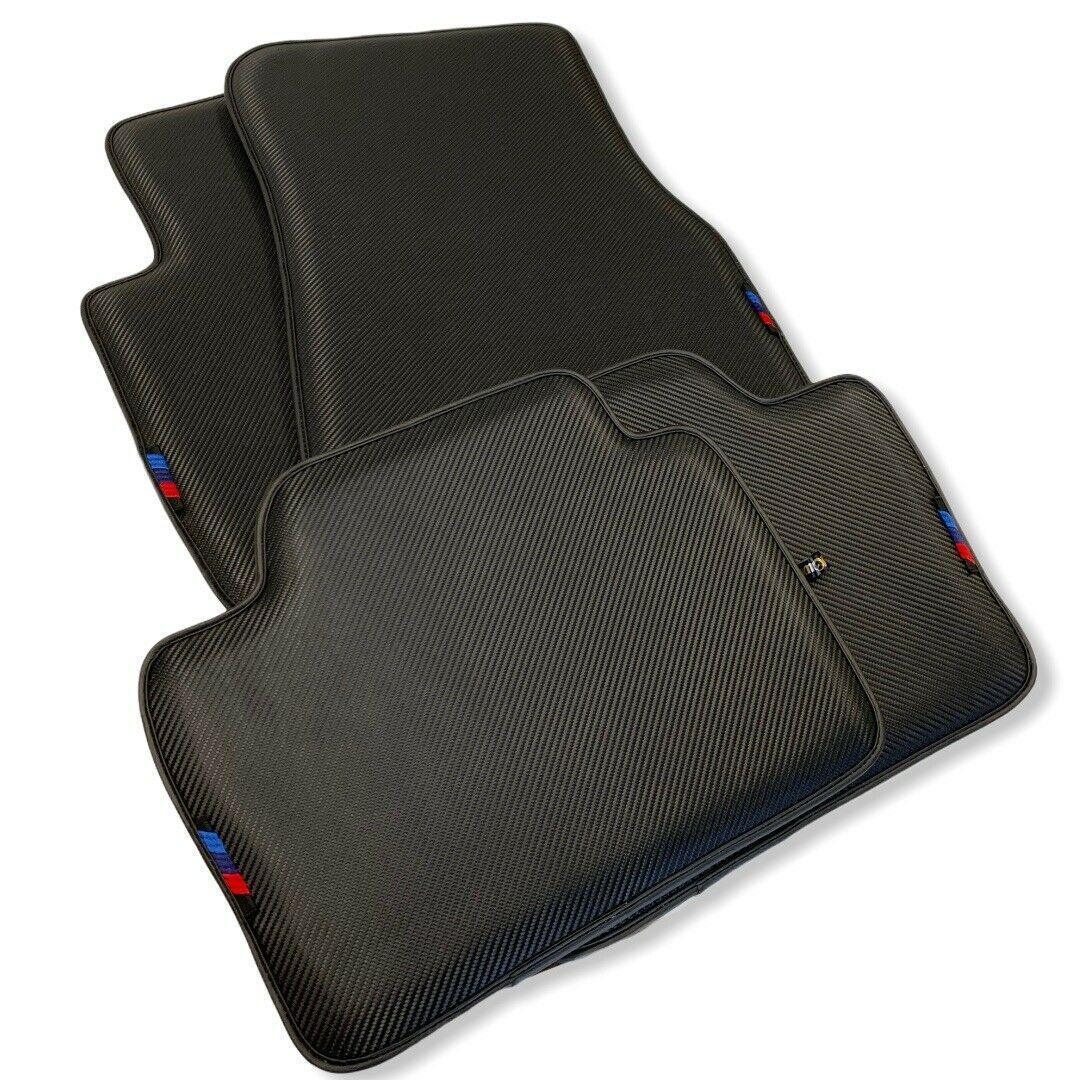 Floor Mats For BMW M6 E24 Autowin Brand Carbon Fiber Leather - AutoWin