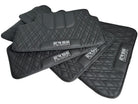 Floor Mats For BMW M6 F12 Convertible Black Leather Er56 Design - AutoWin