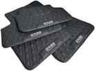 Floor Mats For BMW X3 Series G01 Black Leather Er56 Design - AutoWin