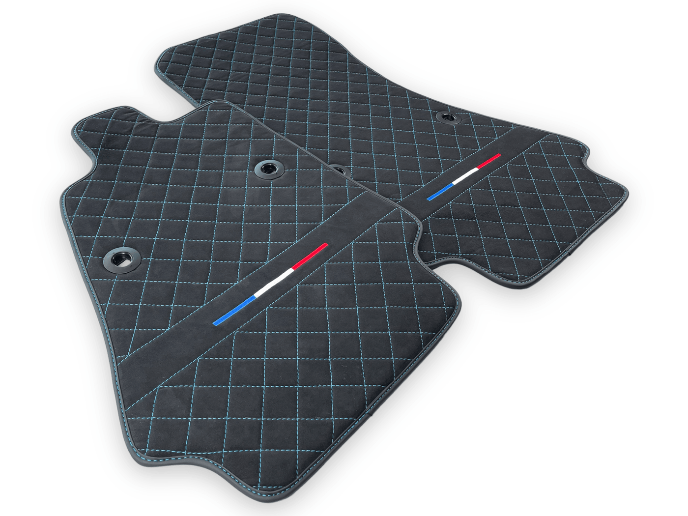 Floor Mats For Bugatti Chiron Alcantara Leather Limited Edition - AutoWin