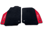 Floor Mats For Ferrari 458 Spider 2012-2015 Red Alcantara Leather - AutoWin