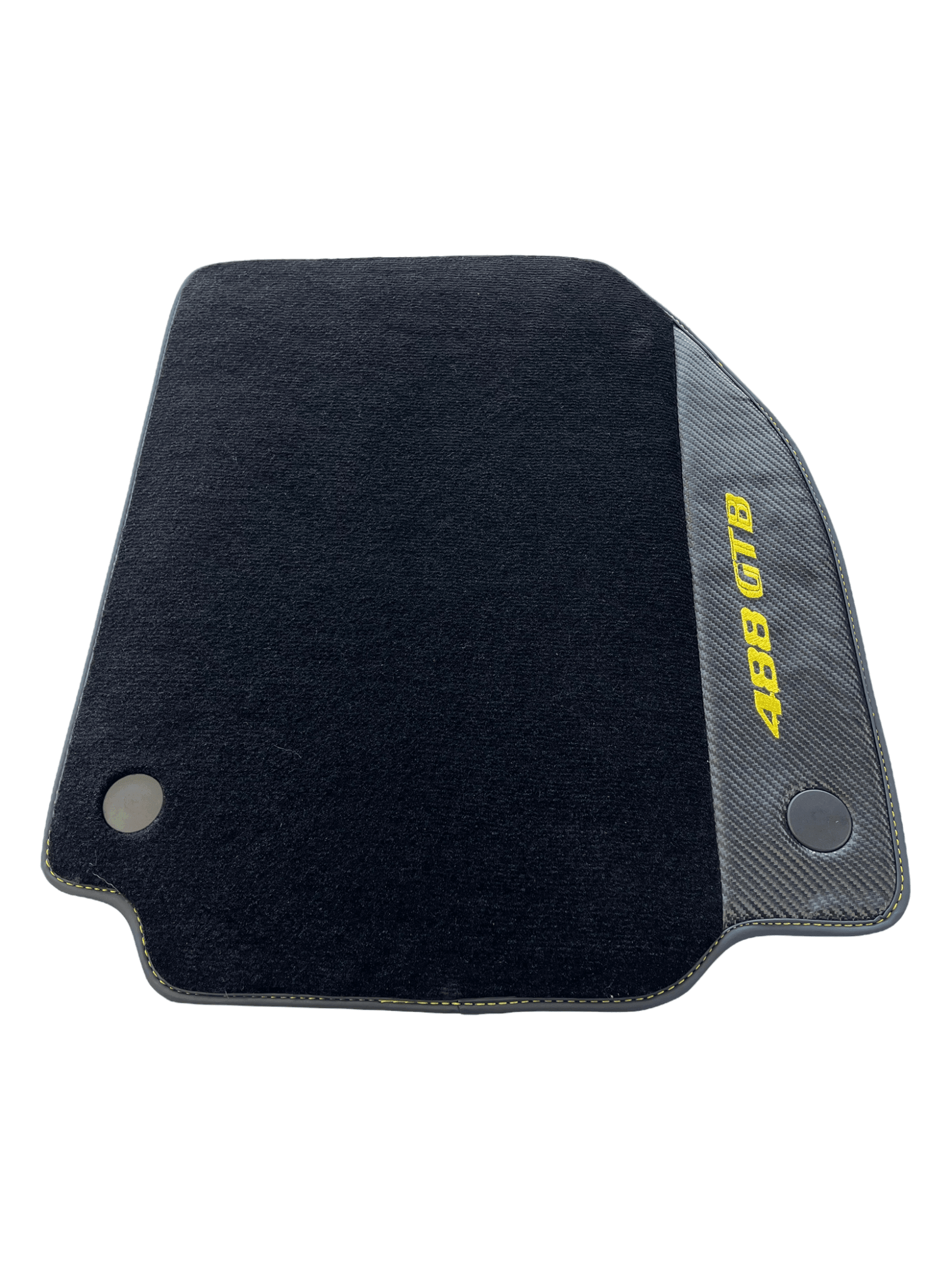 Floor Mats For Ferrari 488 GTB 2015-2022 Carpet With Carbon Fiber - AutoWin