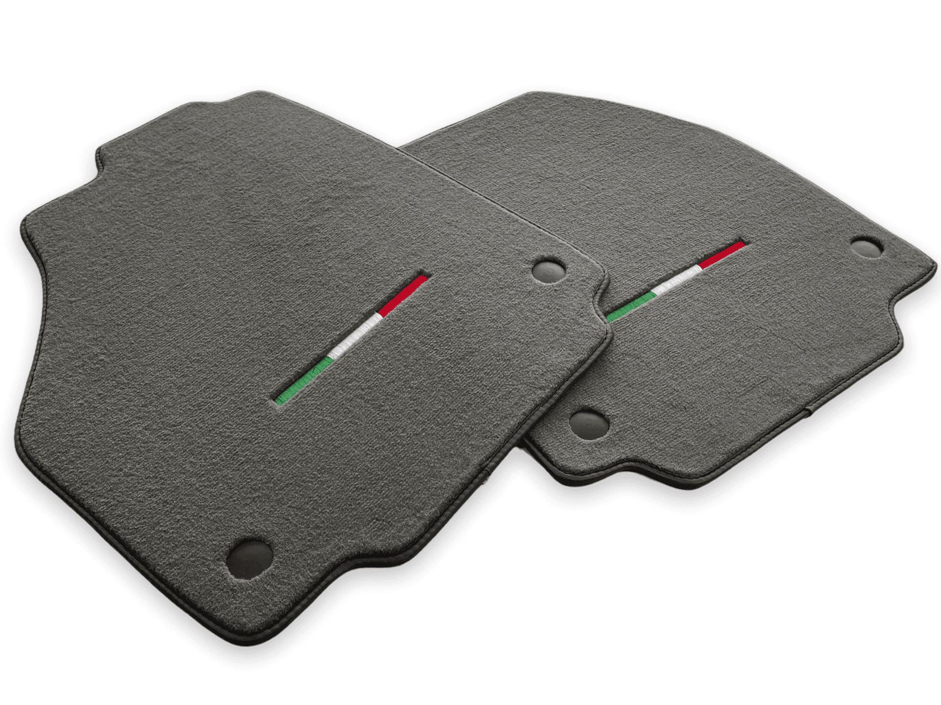 Floor Mats For Ferrari F8 Tributo (2019-2023) Gray Italian Edition - AutoWin