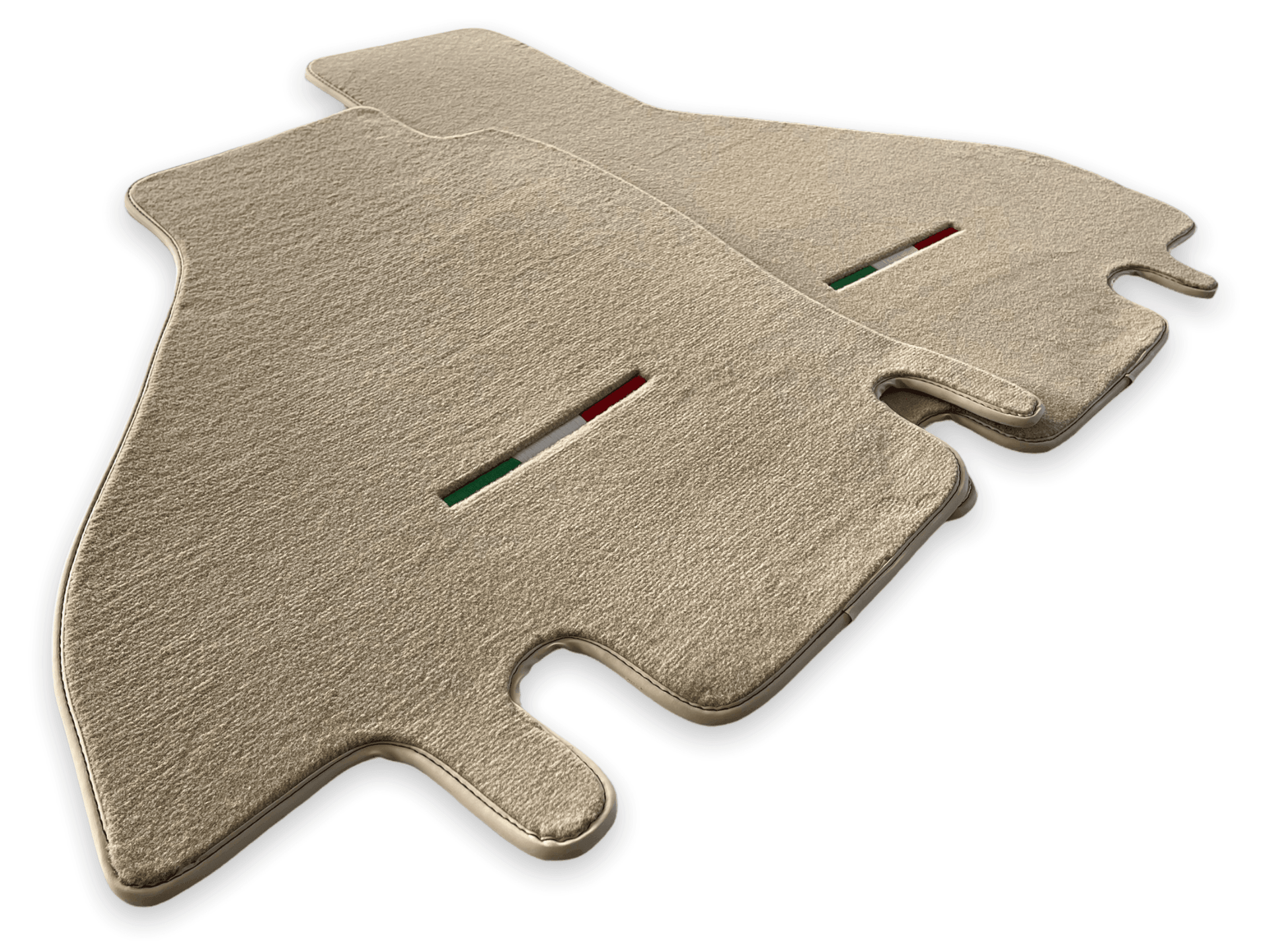 Floor Mats For Ferrari Testarossa 1984–1996 Beige Autowin Brand Italy Edition - AutoWin