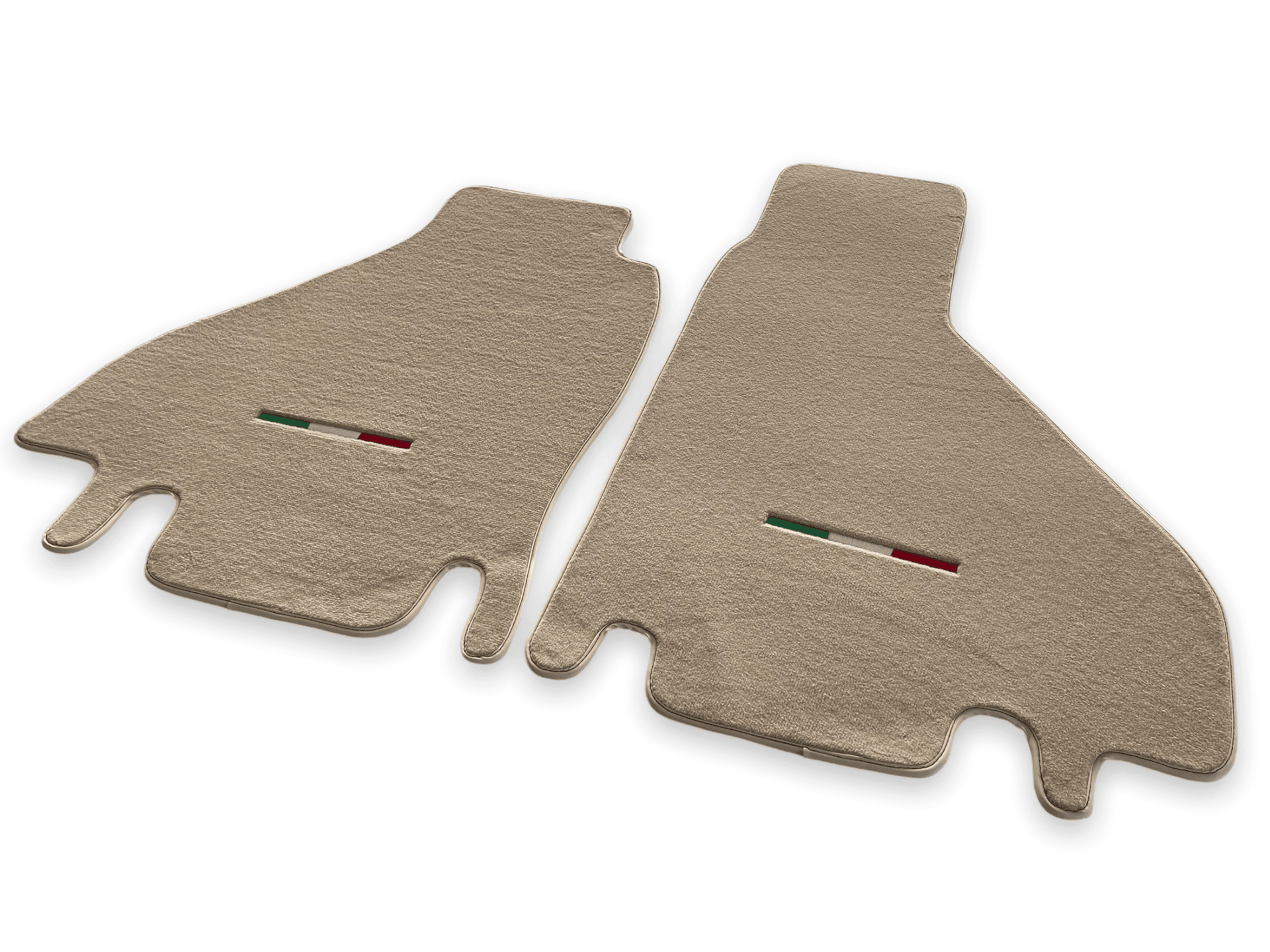Floor Mats For Ferrari Testarossa 1984–1996 Beige Autowin Brand Italy Edition - AutoWin