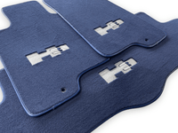 Floor Mats For Hummer H3 2005-2010 Tailored Dark Blue Color Carpets - AutoWin