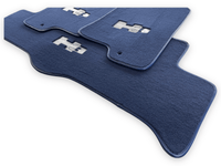 Floor Mats For Hummer H3 2005-2010 Tailored Dark Blue Color Carpets - AutoWin