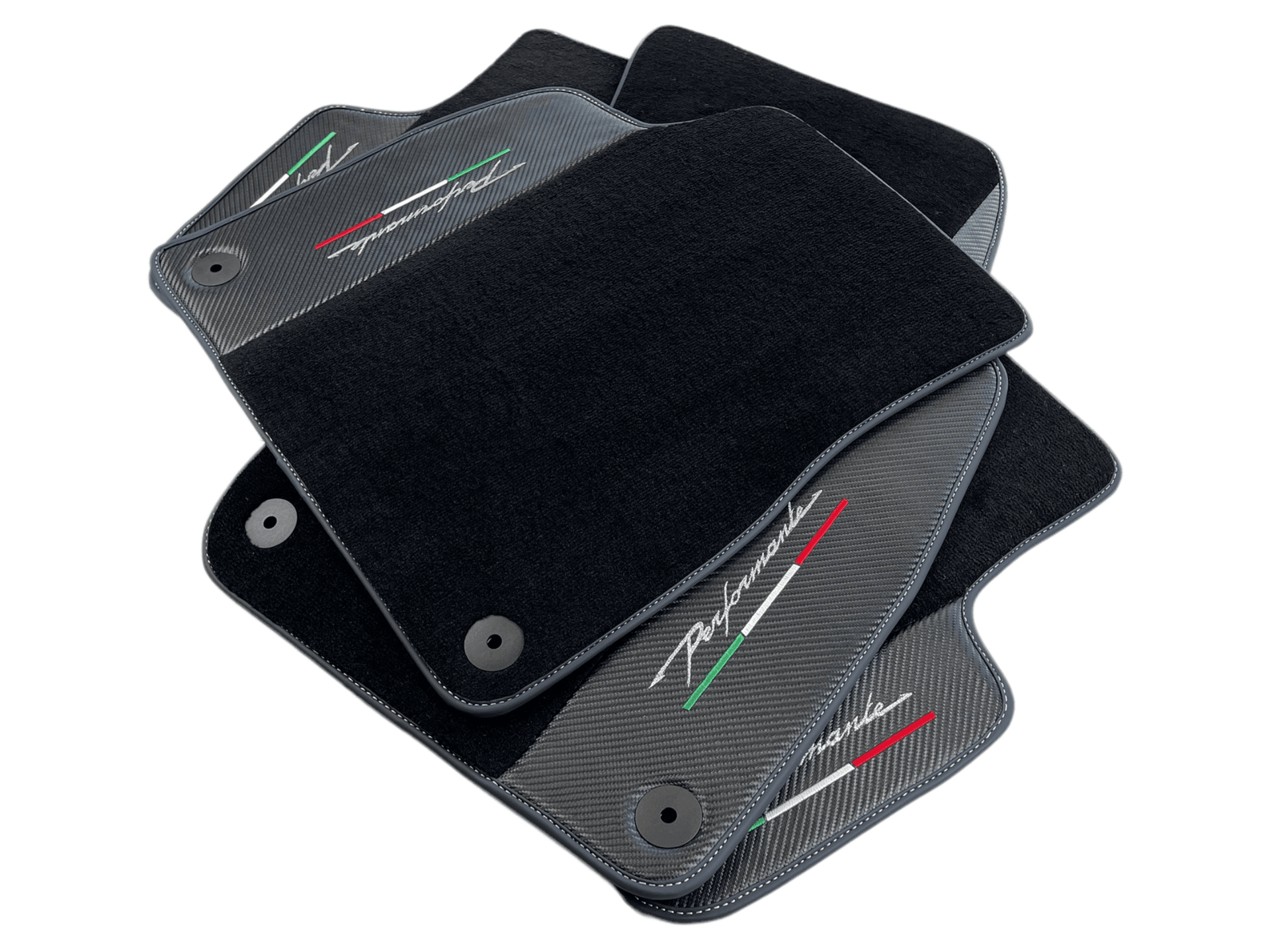 Floor Mats For Lamborghini Urus Performante With Carbon Leather - AutoWin