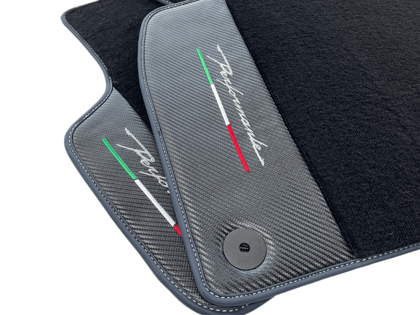 Floor Mats For Lamborghini Urus Performante With Carbon Leather - AutoWin