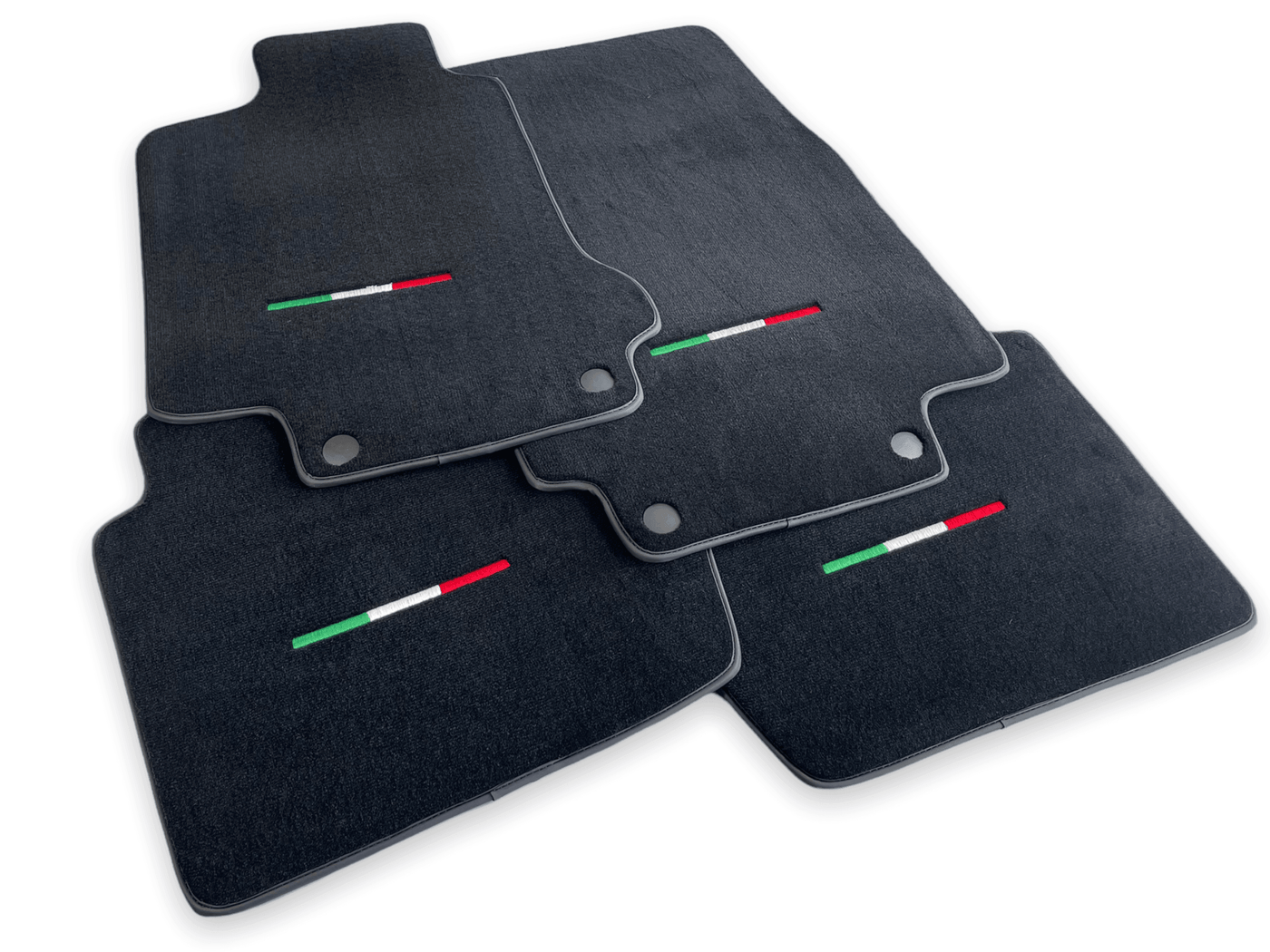 Floor Mats For Maserati GranTurismo Sportline (2009-2019) Black IT Edition - AutoWin