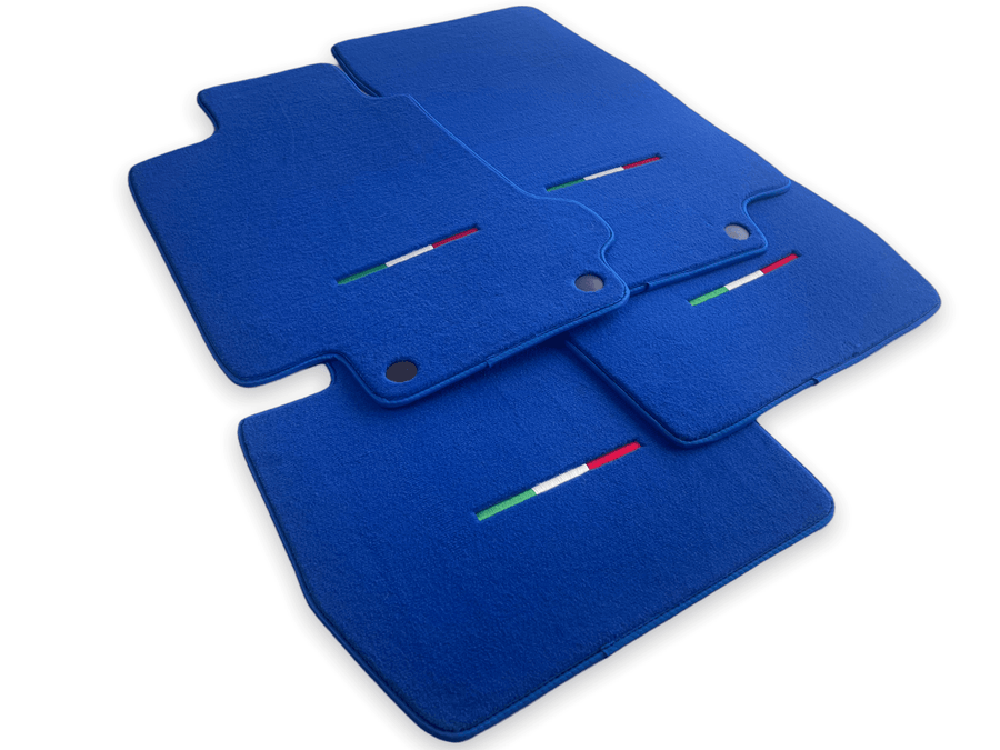 Floor Mats For Maserati GranTurismo (2007-2019) Blue IT Edition - AutoWin