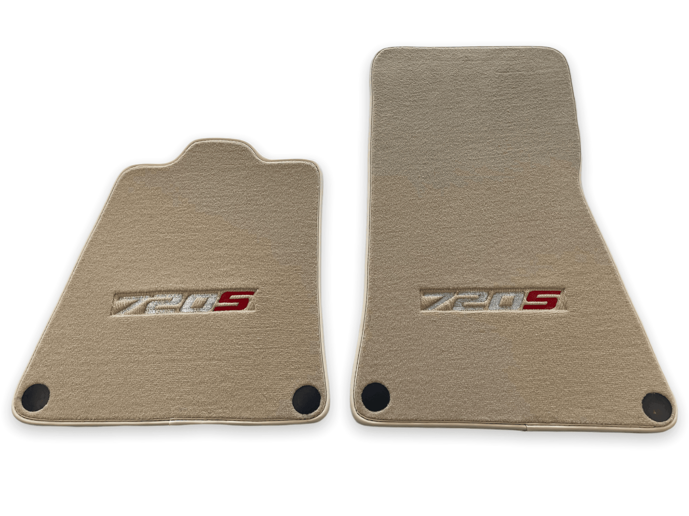 Floor Mats For McLaren 720S Beige Tailored Carpets Set AutoWin - AutoWin