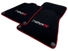 Floor Mats For McLaren 720S Black Tailored With Red Trim - AutoWin