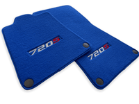 Floor Mats For McLaren 720S Blue Tailored Carpets Set AutoWin - AutoWin