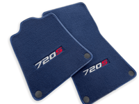 Floor Mats For McLaren 720S Dark Blue Tailored Carpets Set AutoWin - AutoWin