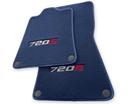 Floor Mats For McLaren 720S Dark Blue Tailored Carpets Set AutoWin - AutoWin
