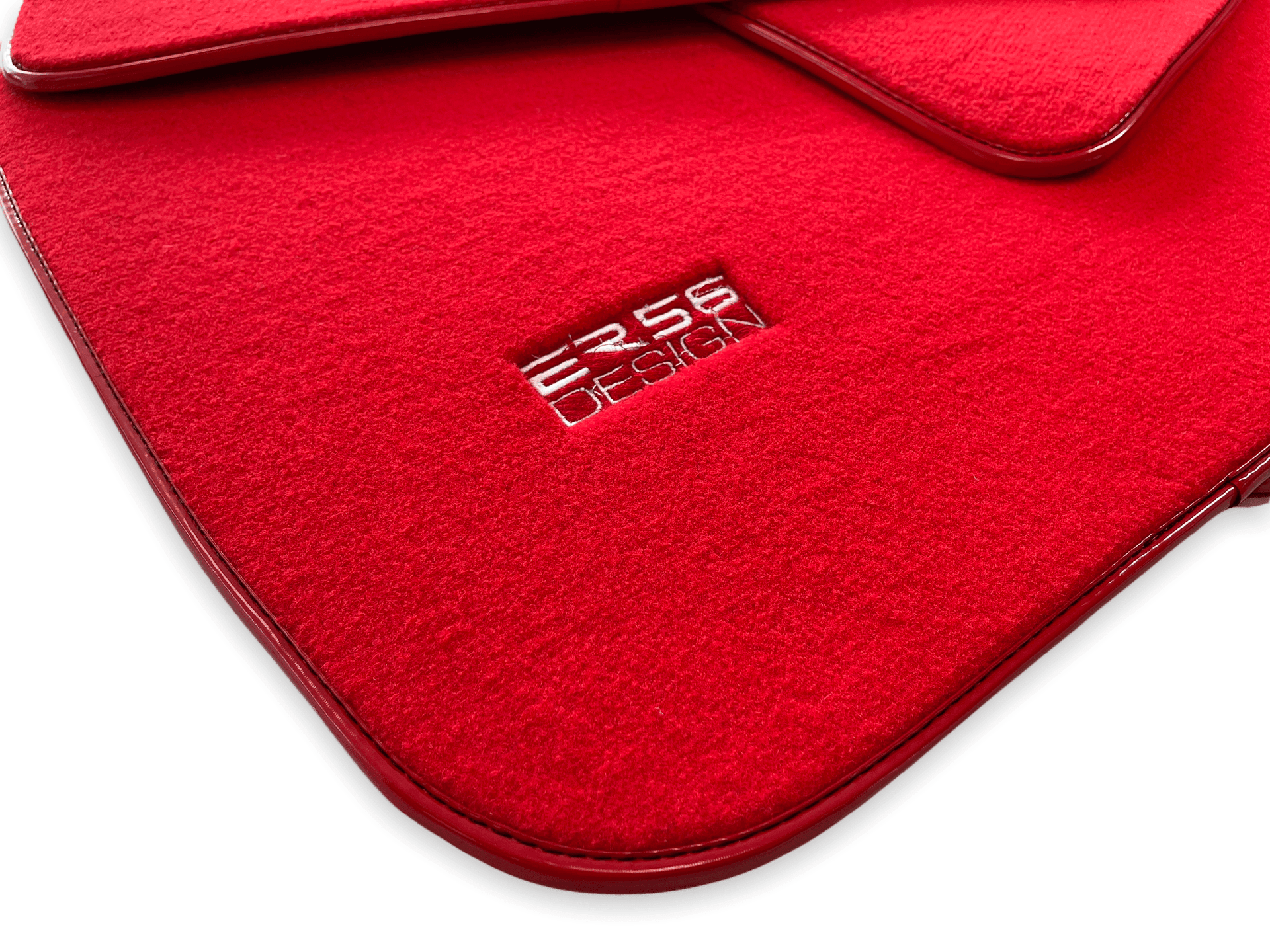 Floor Mats For Rolls Royce Cullinan Rr31 2018-2023 Red ER56 Design - AutoWin